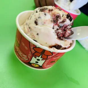 Nieve de Gansito!! Yumm!