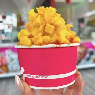 Helado de mango