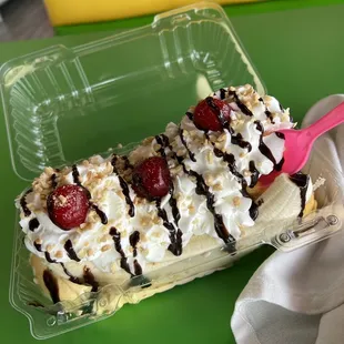  a banana split