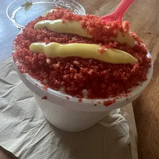Corn cup Hot Cheetos with Cheese