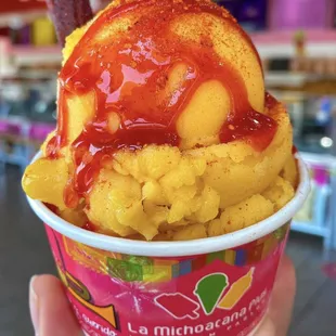 Helado de mango