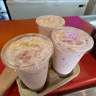 Strawberry horchata