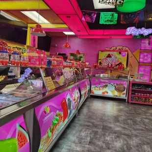 an ice cream shop