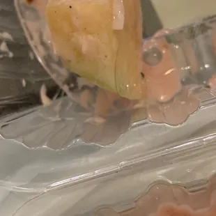 Hair strand on my fruit