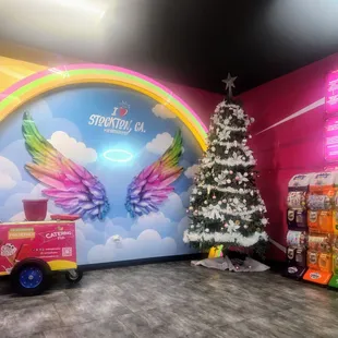 We are on February 18th Xmas tree still up