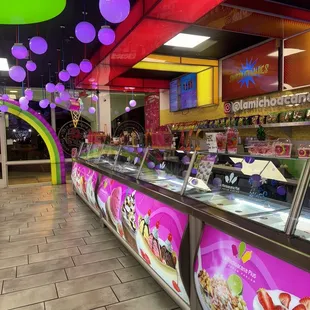 an ice cream shop