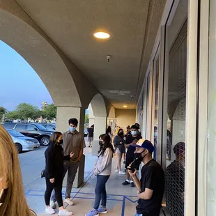 We started where the line ends in this pic