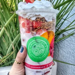 Fresas con crema