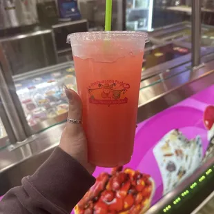 Pineapple and guava agua fresca
