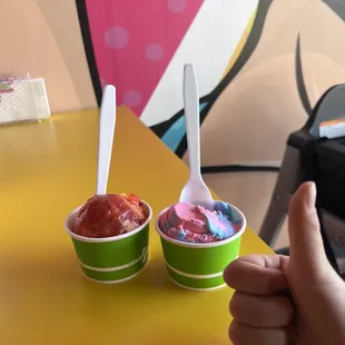 Bubble gum and chile mango