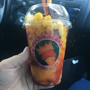 Not worth 5$ no chamoy not fresh