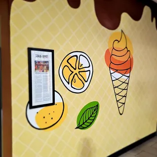 La Michoacana Premier! Simple decor with a little history picture frame.