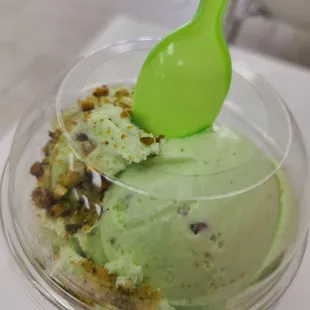a scoop of ice cream