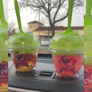 Limon, sandia and mangonada