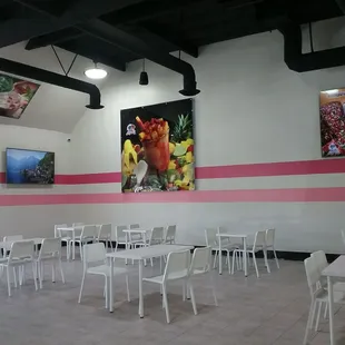 Part of the seating area