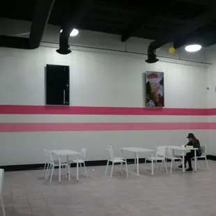 Part of the seating area