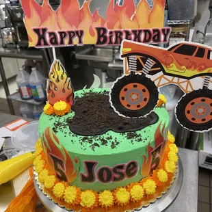 Amazing Monster Truck Cake