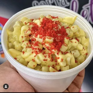  bowl of macaroni and cheese