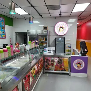 the inside of the restaurant