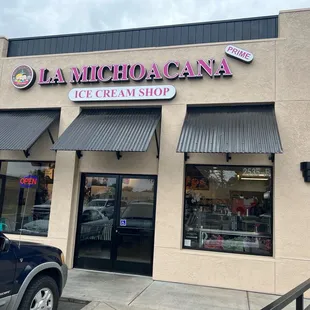 Front of the business