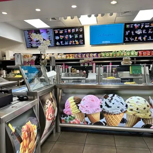 an ice cream shop