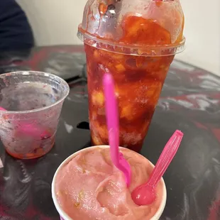 Guava, strawberry &amp; mangonada