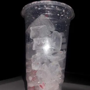 The agua Fresca was good but it had too much ice in it.