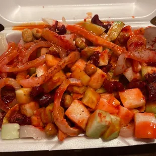 The girl who made both ordered of my Tostilocos sucks!! They don't taste like they always do. It's missing lime and and tapatio.