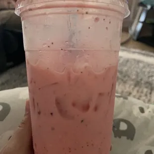 Agua de fresa