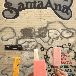 Passion fruit, coconut, guava and strawberry