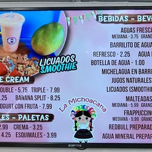 La Michoacana Snacks and Ice Cream