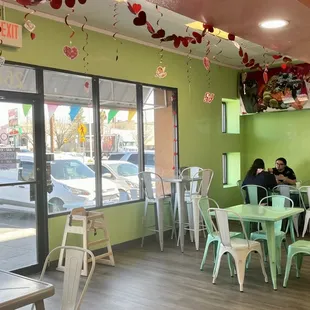 the interior of a restaurant