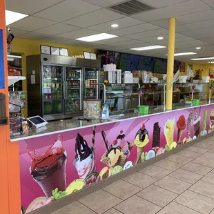 an ice cream shop