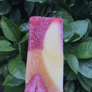 Mango strawberry paleta