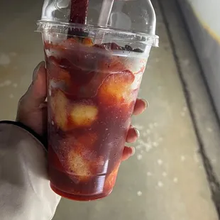 This is my medium cup Of ice cream.  I felt ripped off