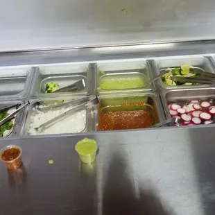 Salsa bar