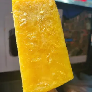a piece of pineapple
