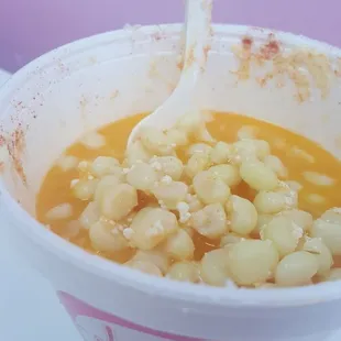 The remains of my esquites