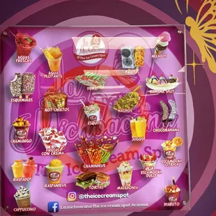 the menu
