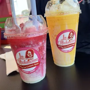 Raspanieve strawberry and vanilla.  So refreshingly good.  Wonderful strawberry flavor and the unique Mexican vanilla flavor.  Yummy