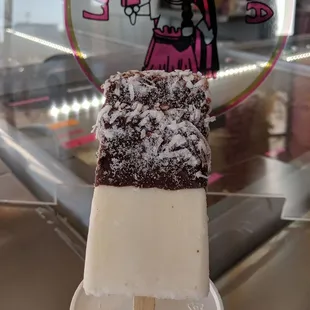 Coconut over Chocolate and Coconut