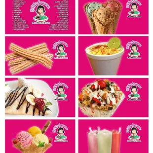 the menu