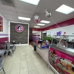 the interior of a restaurant