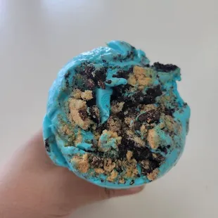 Cookie monster ice cream