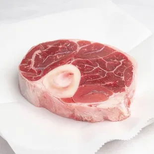 a piece of raw beef