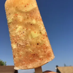 pepino paleta con chile y limon , so refreshing on a warm day