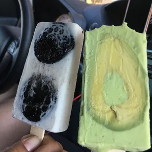 Oreo and aguacates ice cream