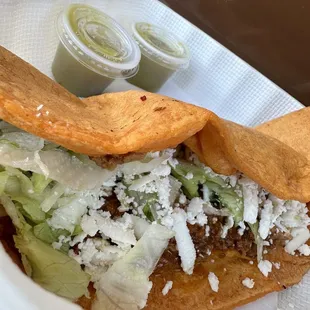 Quesadilla de chicharon