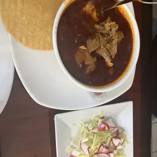 Pozole Rojo de Puerco