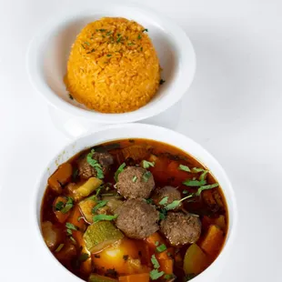 Albóndigas en chipotle.